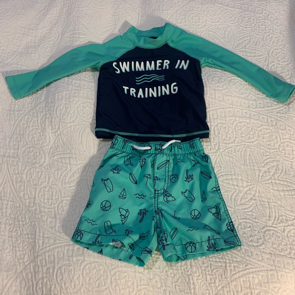 Carter’s rash guard set size 18 months